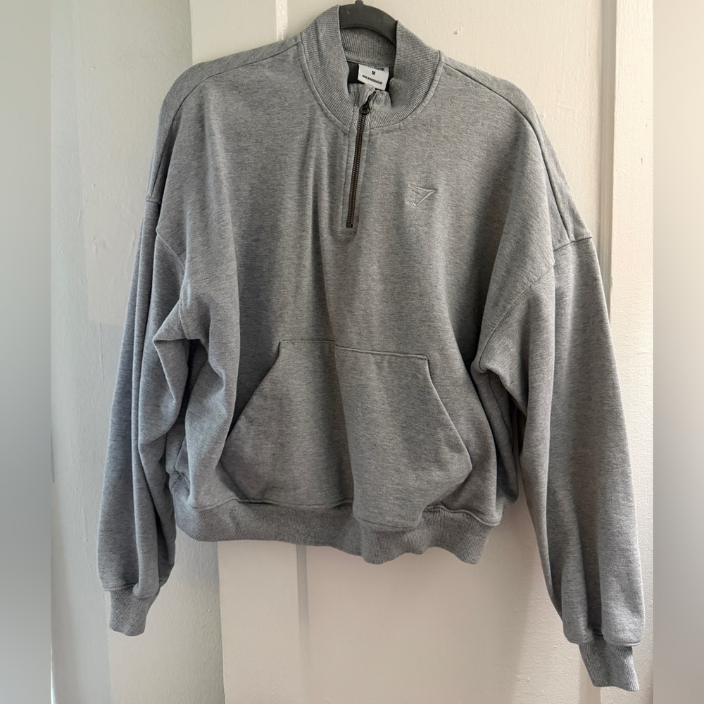 Gym shark women’s Quarter-Zip Sweatshirt